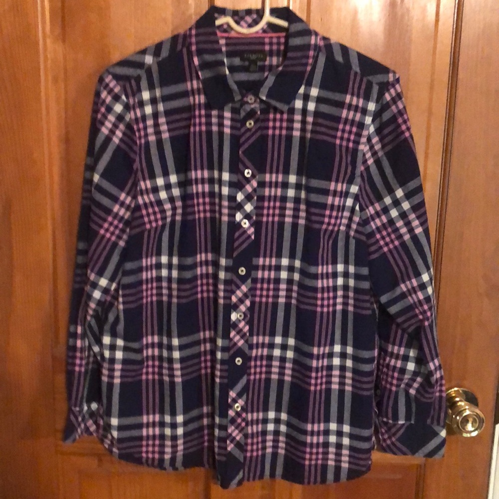 Talbots Long Sleeve Blouse XL Petite